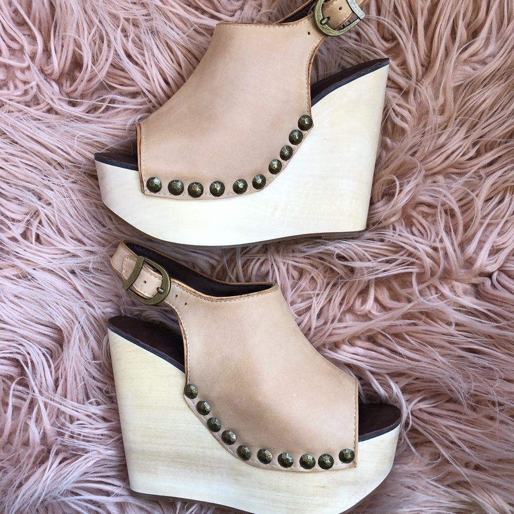 Jeffrey Campbell Snick Wedges 6.5 (fit like 5.5)